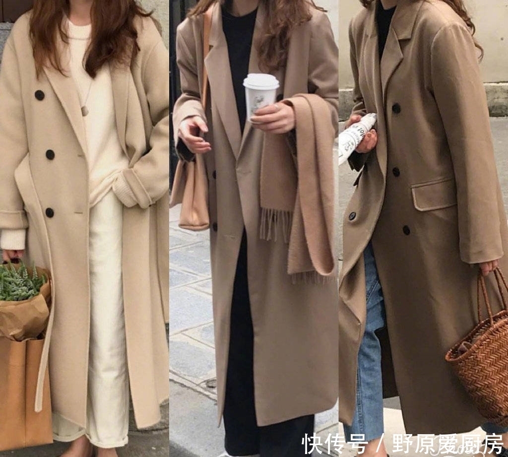 秋冬|秋冬大衣穿搭合集,天冷可以选择加棉款或者内搭薄羽绒,超实用!