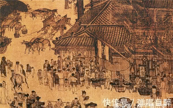 绘画&清明上河图放大100倍后,发现一尴尬场景:树下睡觉的小伙在干嘛?