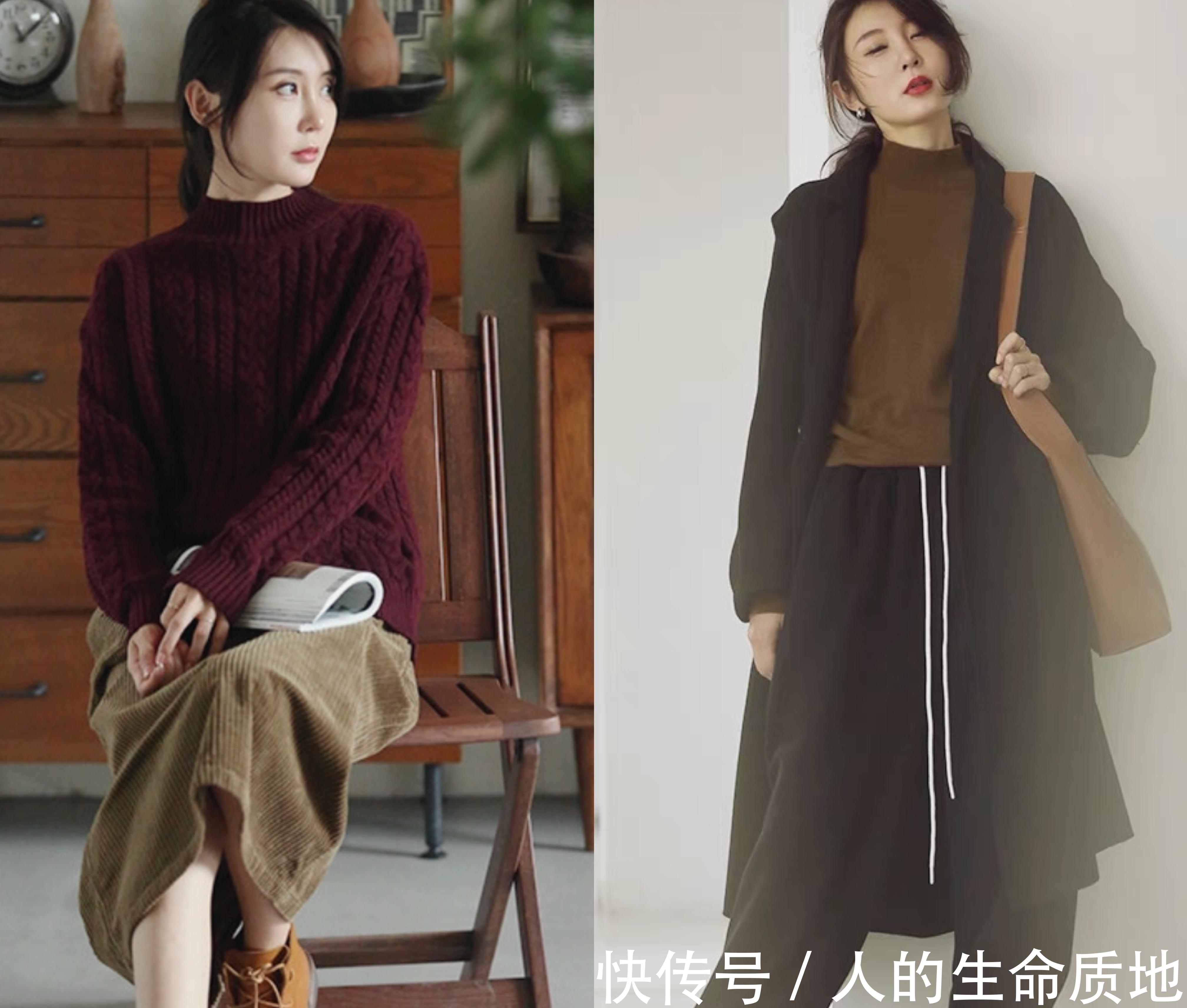 清新 40女人穿搭别太老气，深秋这几套够了，清新减龄，气质美爆表