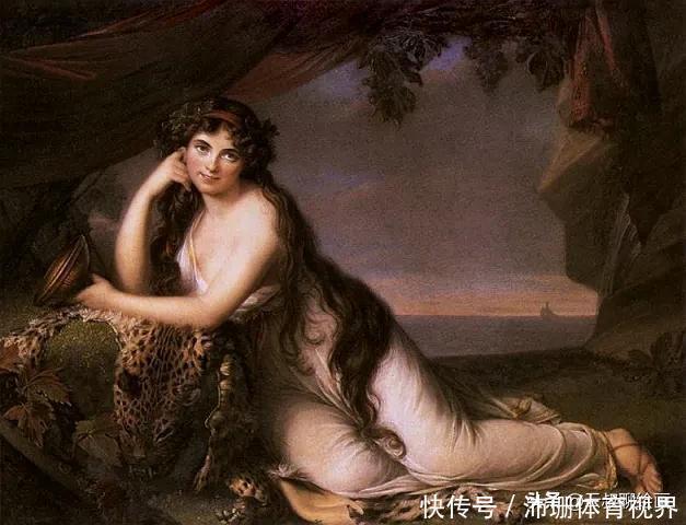 佛兰德&法国18世纪著名洛可可女画家维吉·勒布伦肖像作品欣赏