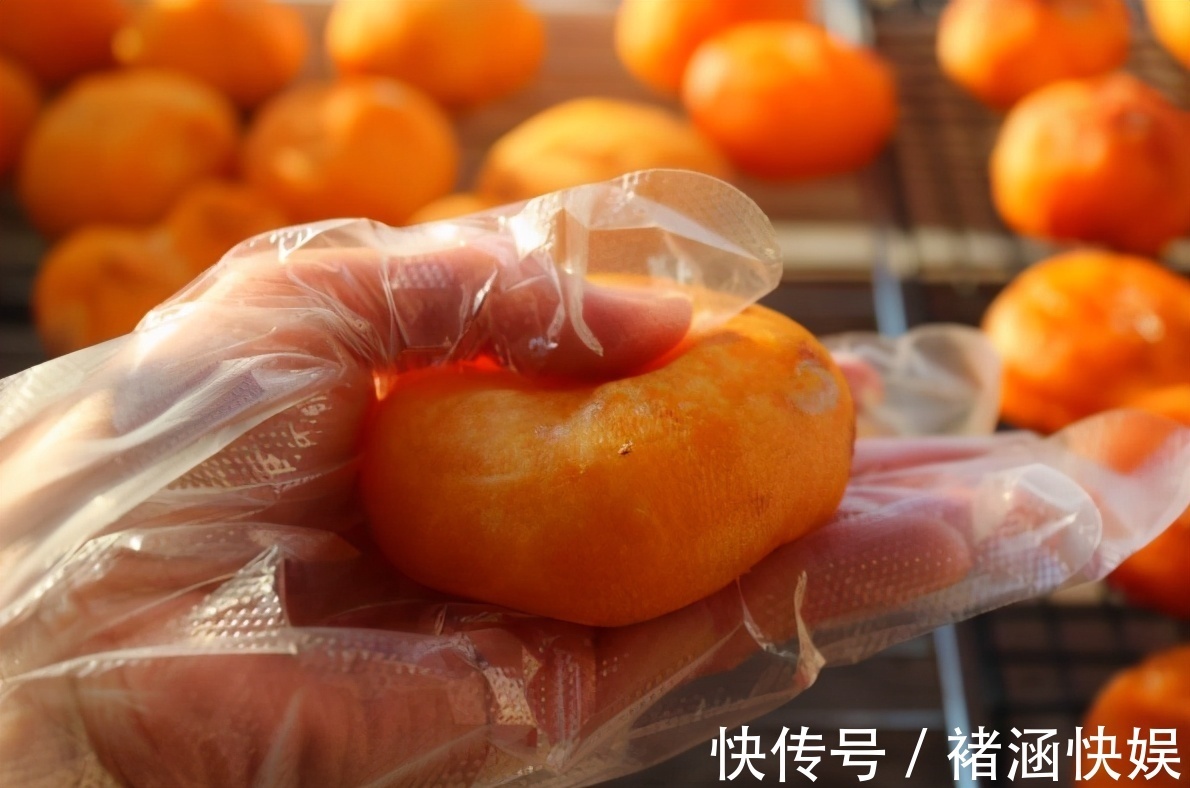 香甜|晒柿饼，直接晒就错了！多做2步，1周就能晒好，软糯香甜有嚼劲