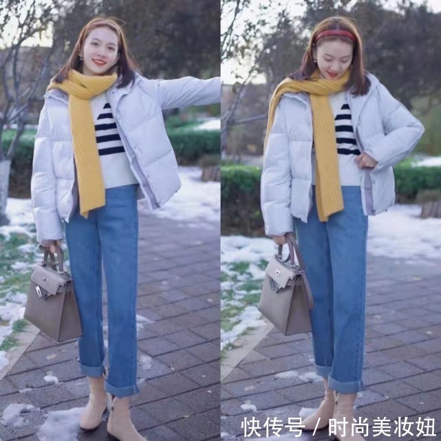 羽绒服|“羽绒服+长裤”,才是冬季的正确打开方式,保暖又洋气