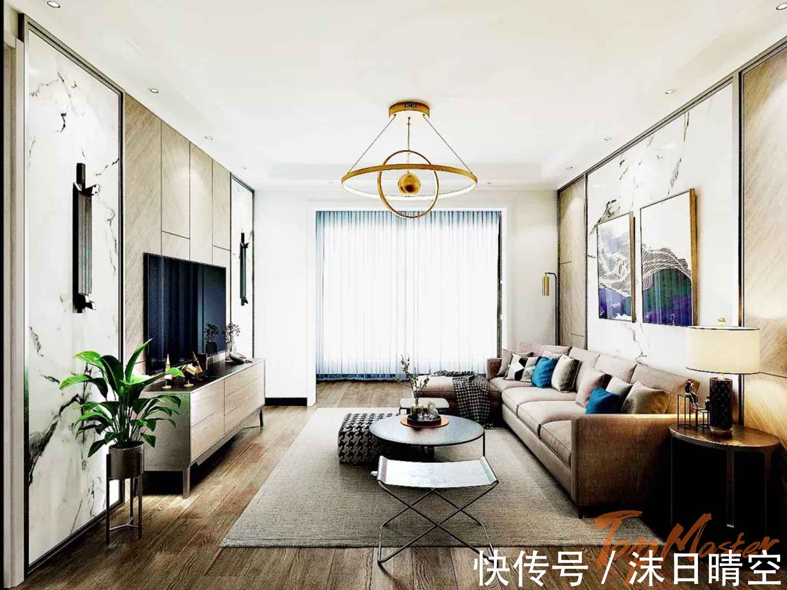 现代风格|【鲁班装饰】七彩云南120㎡现代风格,忘却都市的喧嚣