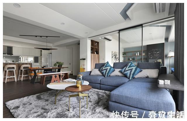 空间|简洁有力的美式现代风!自由开放的设计,共同谱写幸福生活!