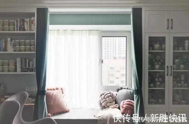 电视背景墙|通风半年，过几天搬新家，全屋真漂亮，飘窗改柜子真实用，晒晒！