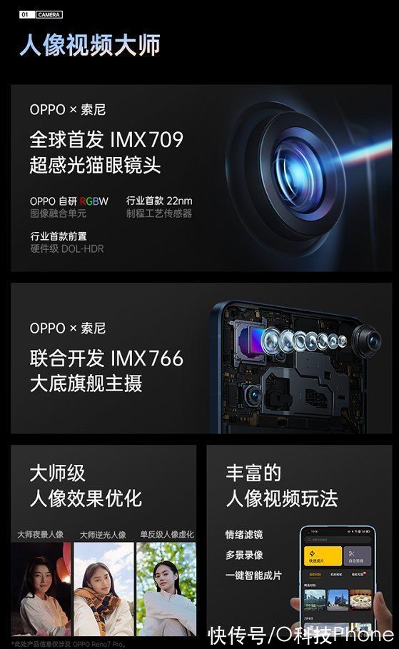 reno|OPPO Reno7系列发布！2199起售，人像视频大师是你的菜吗？