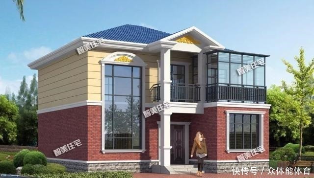 别墅|两栋宽10米左右的别墅，造型简单布局实用，老家很多人建！