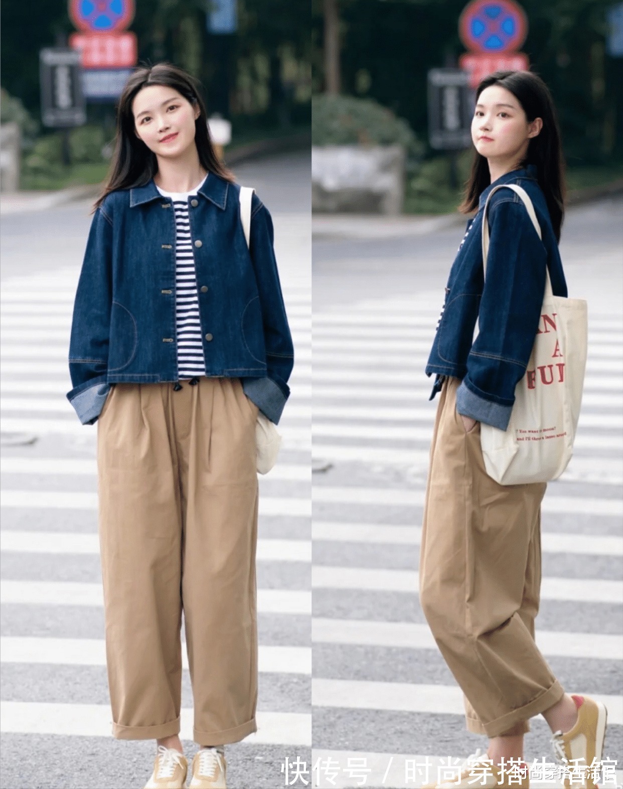 外套 最近火了一种外套:叫”牛仔外套“,青春时尚谁穿谁好看