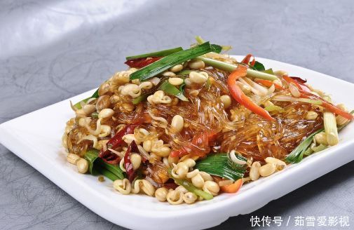 豆芽|粉条炒豆芽,此样做才吃起来筋道,很美味的家常菜