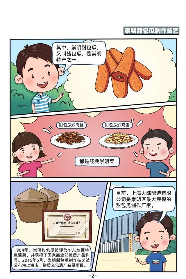 非物质文化遗产|「图说」崇明非遗文化你了解吗?来看这组漫画↓