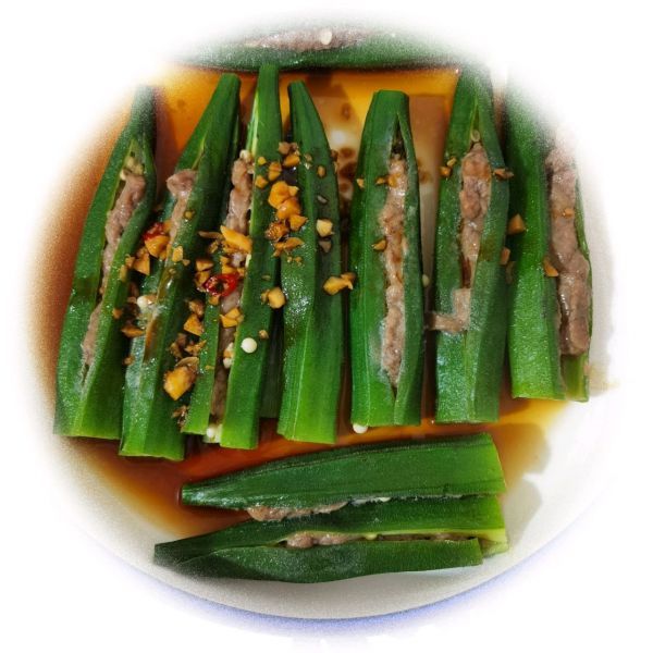 秋葵|秋葵塞牛肉