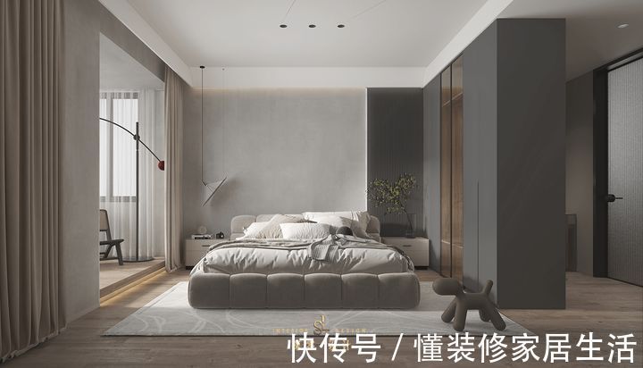 榻榻米|卧室小,我会这样安排床和衣柜,让木工无缝衔接打一起,实用性强