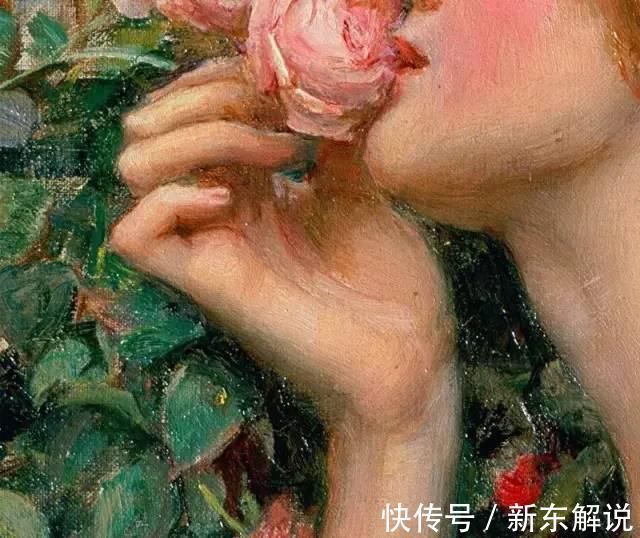 鸢尾花|西方艺术大师们的油画作品细节，望尘莫及！