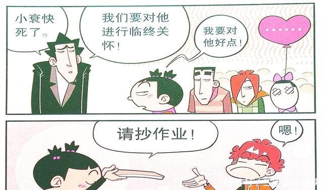 a216|衰漫画衰衰“上课睡觉”获得作业各种美味人生赢家