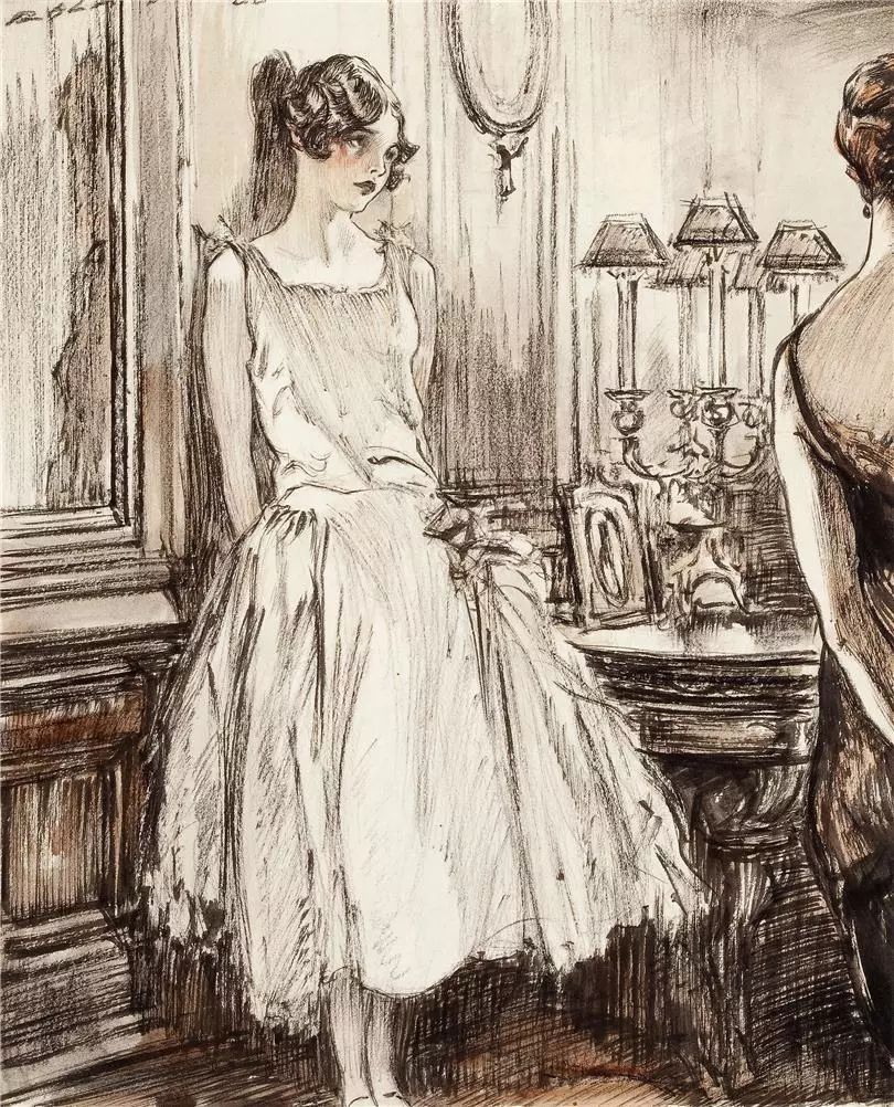 上流社会@美国最伟大的插画家,记录了上流社会的男男女女纸醉金迷的情景