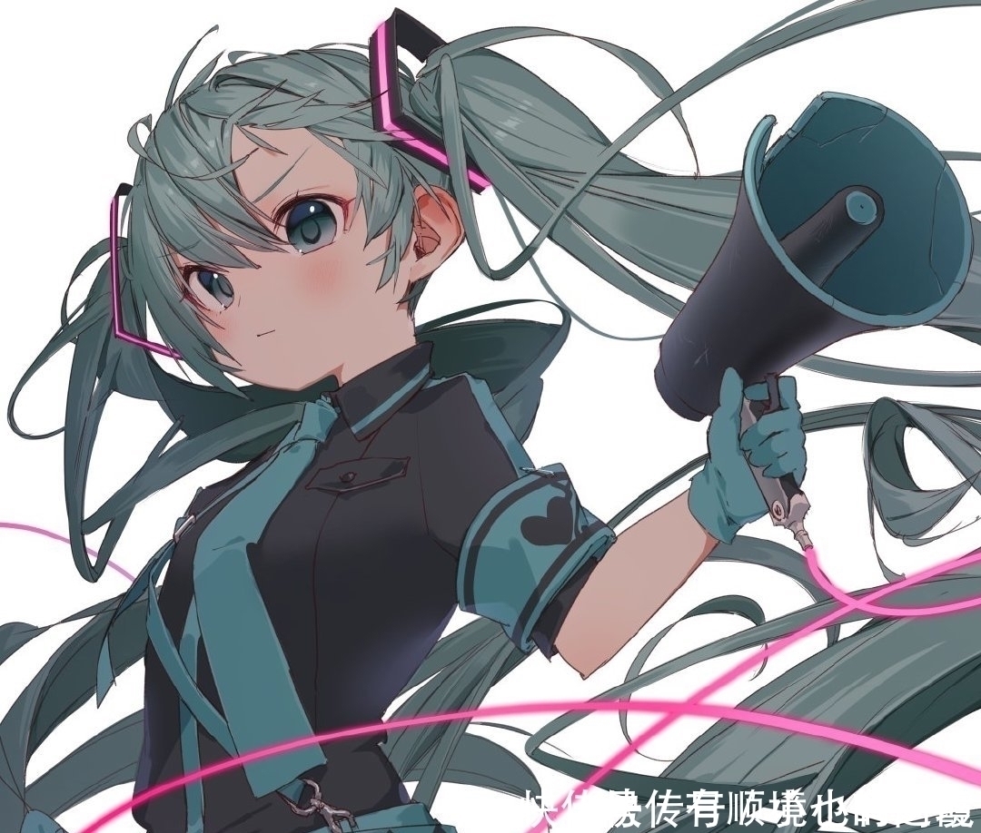 拉姆|画师绘制萌系动漫同人图,初音未来有些炫酷,雷姆超级可爱