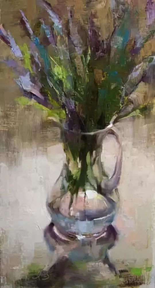 布莱斯@艺术家布莱斯油画里的色彩情感,表现在每一笔的展现