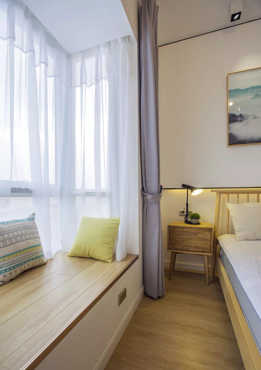 装修|105平简约的北欧风,橙色系很活力的装修,喜欢简单温馨的家