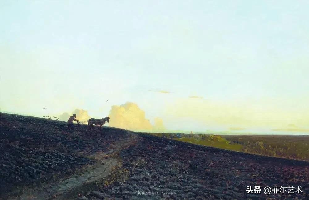 大自然!艾萨克·伊里奇·列维坦油画作品用笔洗练,情感充沛,极富诗意
