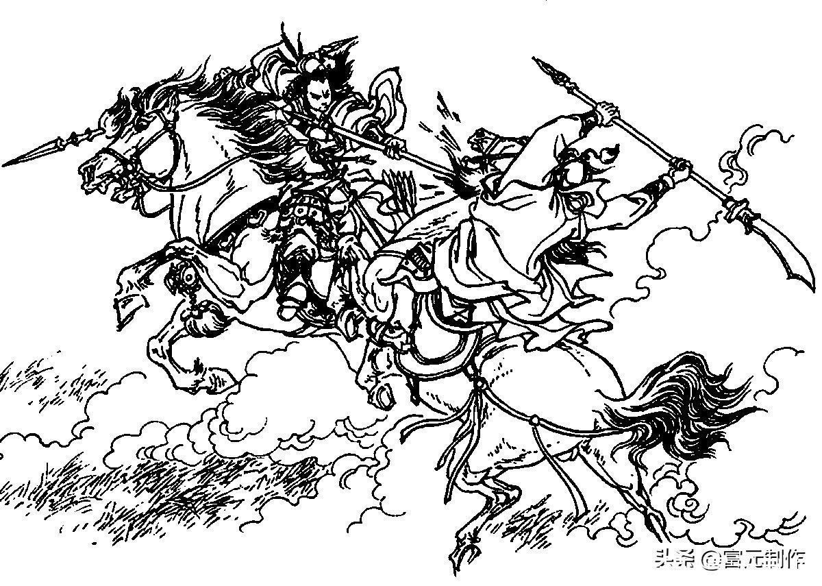 秦明&同为双枪将的董平与陆文龙谁更强?两人实力上的差距到底在哪里?