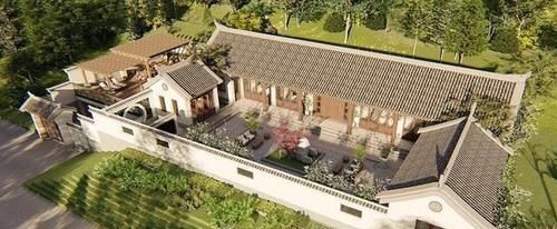 四合院|牛75万自建最美四合院,白墙黛瓦,庭院幽深,堪称传世之院