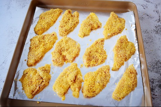 外酥脆内香嫩的无油低脂烤鸡排，美味无负担！