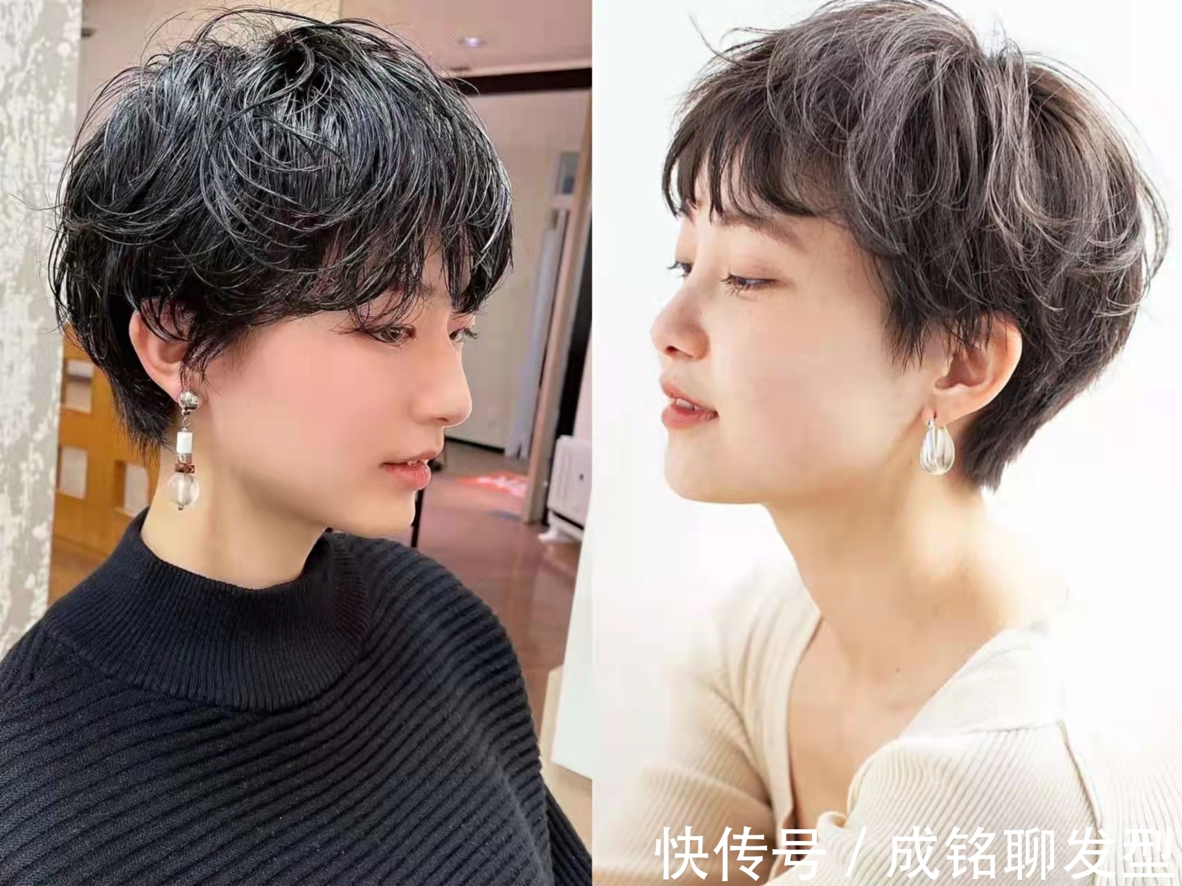 发型|短发又流行回来了!三款让人心动的短发,小脸减龄又高级