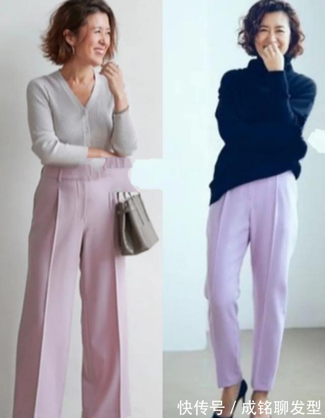 直子|49岁的大草直子太会穿,堪称小个子穿搭典范,简约时尚高级感满满