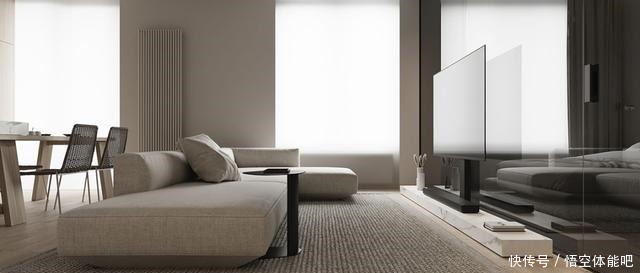 背景墙|看了他“空空荡荡”的家,叫我羡慕不已,全屋原木风,太高级了!