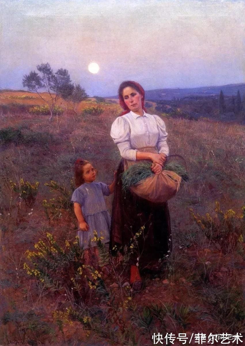 丹尼尔$芬兰第一代女性艺术家之一,艾琳·丹尼尔森的油画作品欣赏