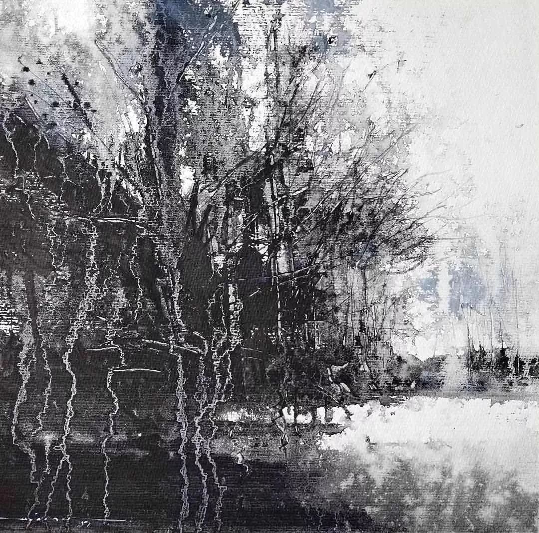 画家&秘鲁画家 尼古拉斯 水墨淋漓的水彩画