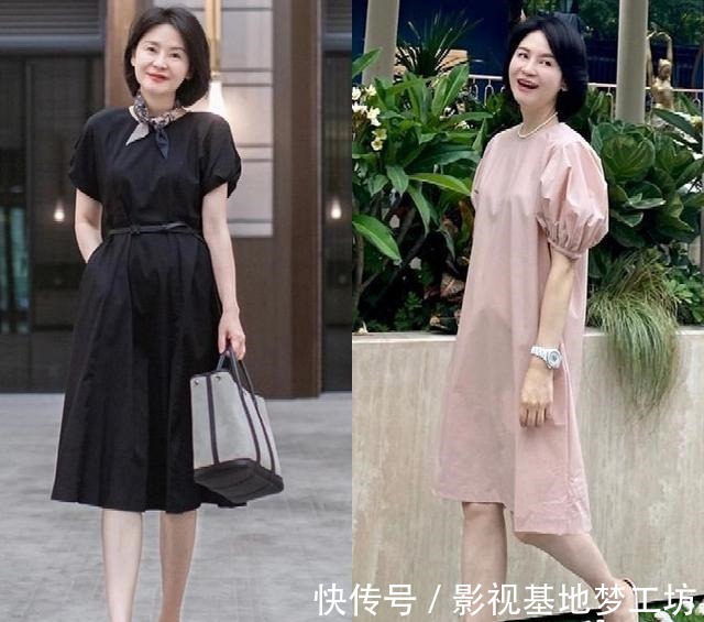 针织衫 这才是50岁+女人的夏日穿搭!不花哨、不装嫩、演绎成熟美!