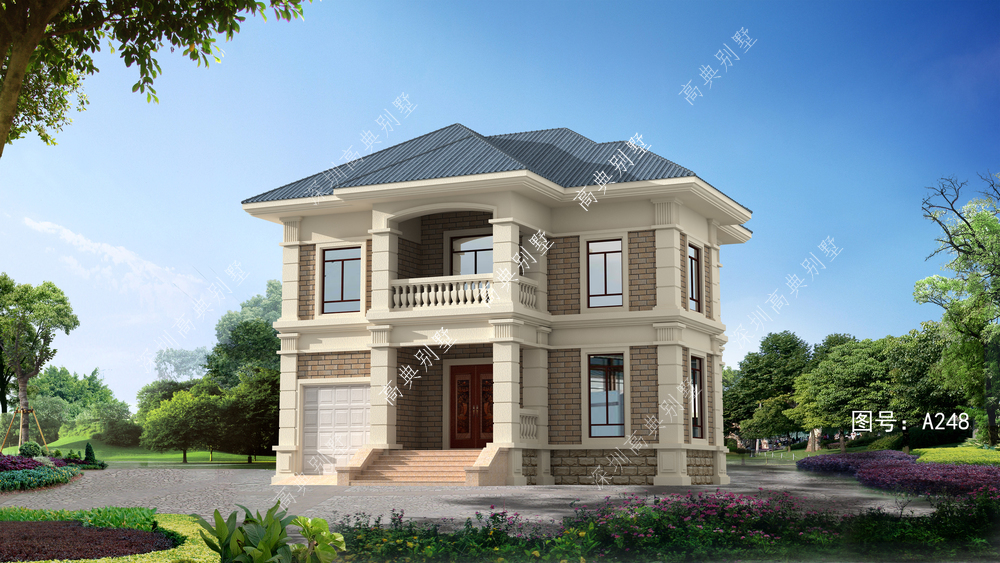 两层|欧式两层别墅,造型优美,真的让人向往。