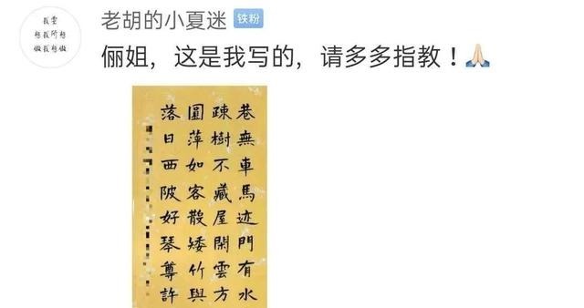 孙俪苦练书法,一月临写6遍《心经》