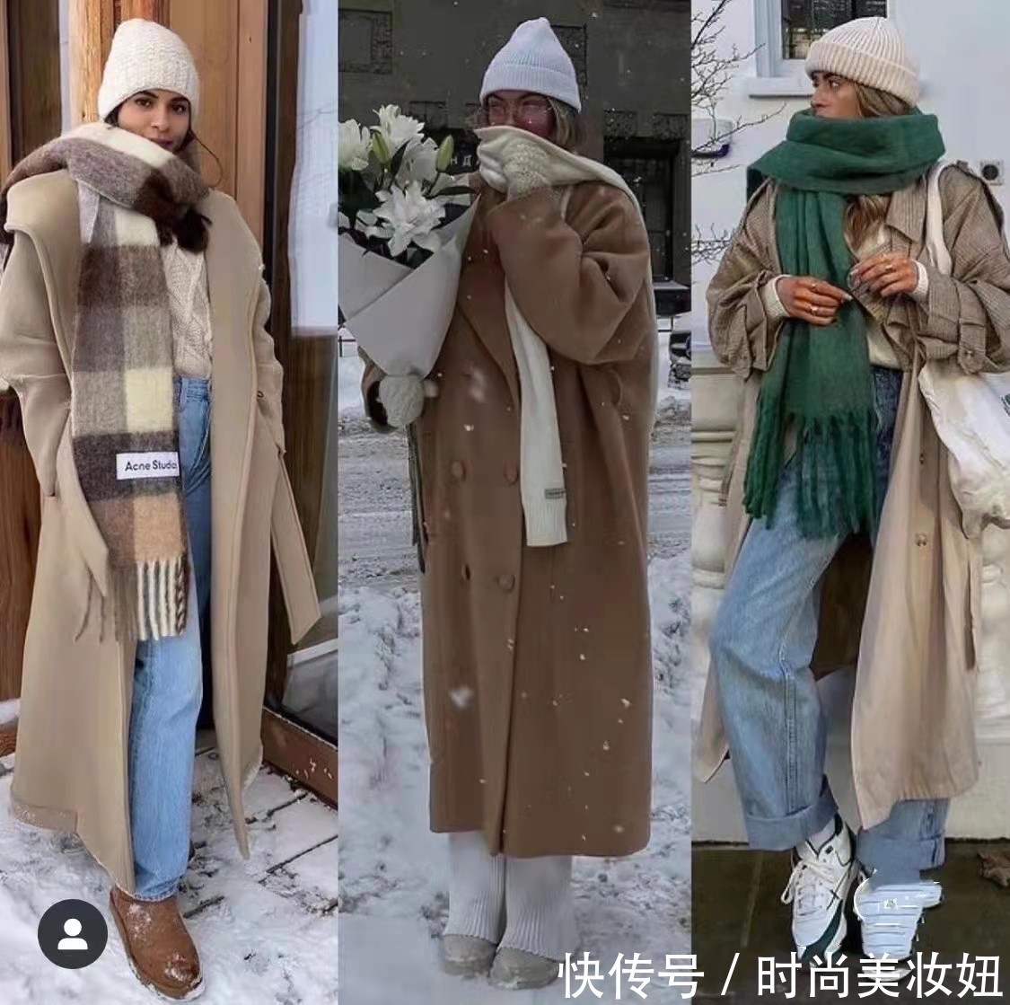 利落 为什么气质好的女人,都喜欢穿“长大衣”?看时尚博主穿搭就懂了