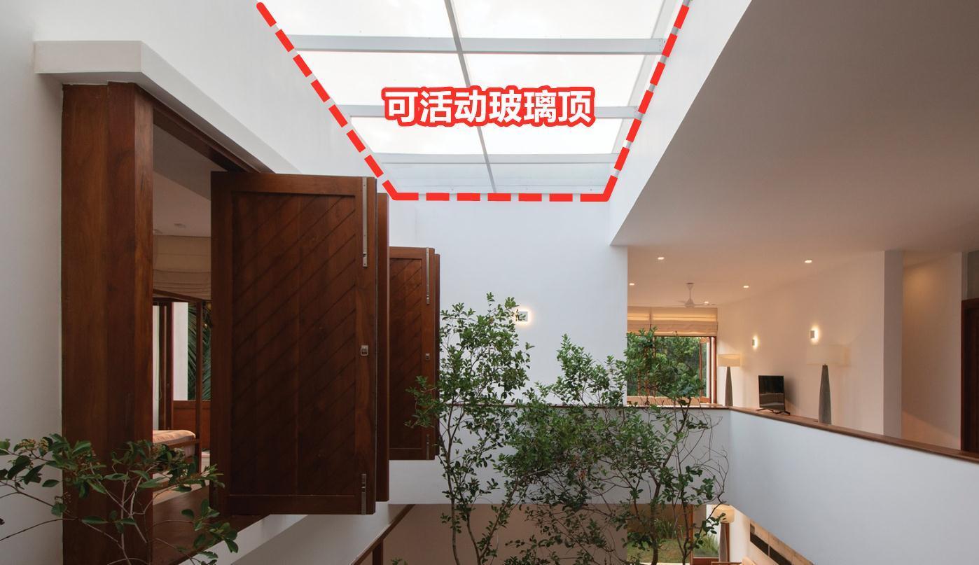 脚感|等买了别墅，我也要把天井+楼梯+休闲区组合一起，错层设计超漂亮