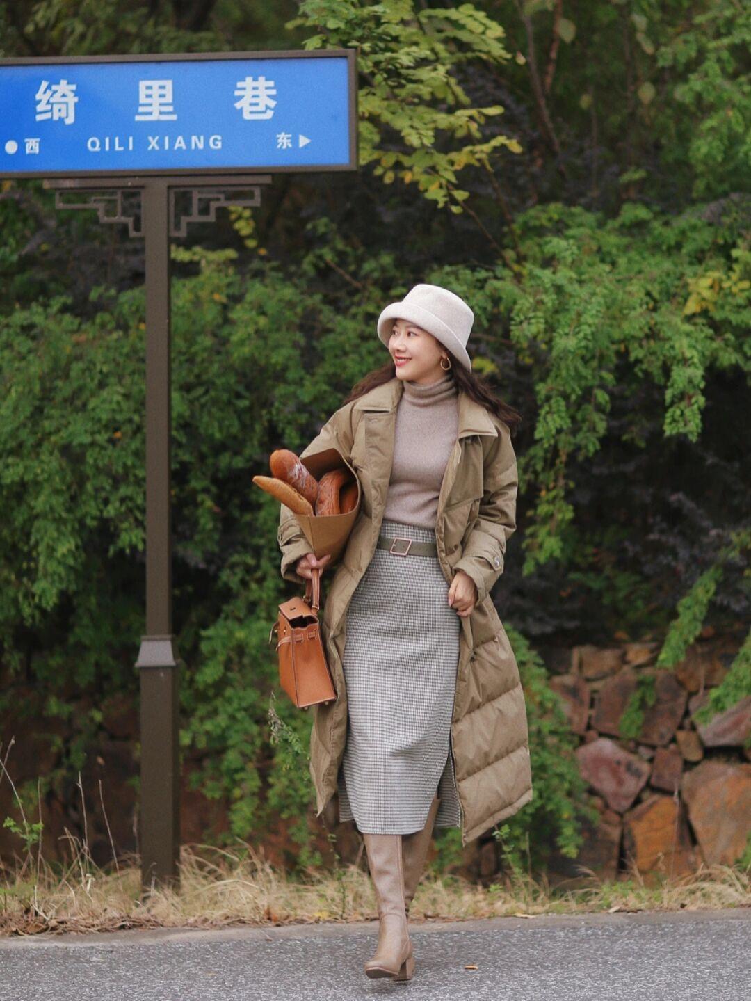 造型 兼顾风度和温度的羽绒服穿搭示范,时髦又显瘦,每一套都能照穿