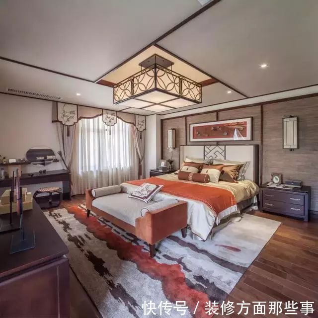 茶室|新中式别墅设计,落落大方,袅袅炊烟树外饶,一抹写意浅墨清韵