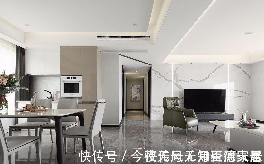 房子|200平的现代四居室,注重空间共享和沟通,打造极简的生活空间