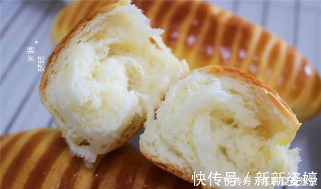 低筋面粉|别给孩子买面包了,自己在家做,一次发酵,做法简单,香软好吃
