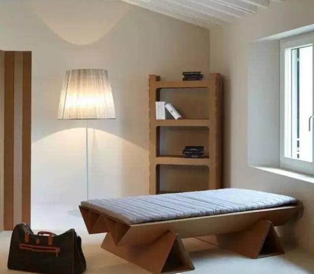 瓦楞纸|家里厚纸箱,以后统统留下来,一通粘贴,竟然连家具都不用买了