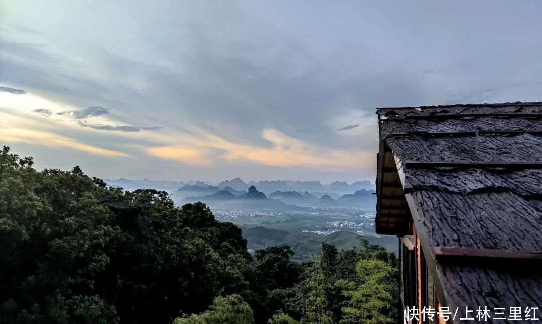 民宿在上林大明山花似锦，俱是看花人，马槽庄民宿处处是观景台