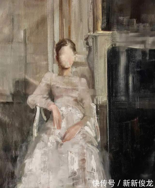 画家@她以生动、动感和现代的笔触,描绘画面