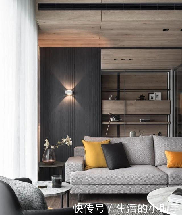 客餐厅|140㎡现代极简，稳重简洁的空间，年轻舒适的体验！