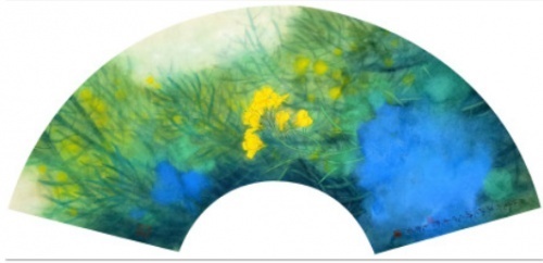 画家$汉中春天的符号丨画家李大庆笔下的“油菜花海”更走心!