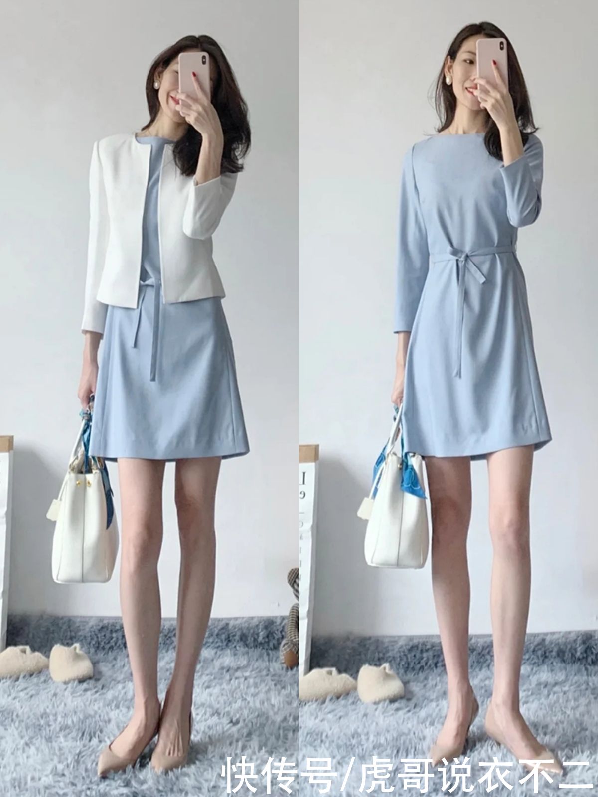 夏季|夏季职场流行穿裙装，掌握4个技巧提升高级感，不呆板、显气质