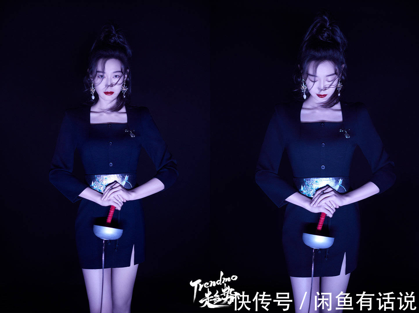 风范儿|金牌剑客孙一文拍时尚大片,又美又飒有了女侠风采,气质不输明星