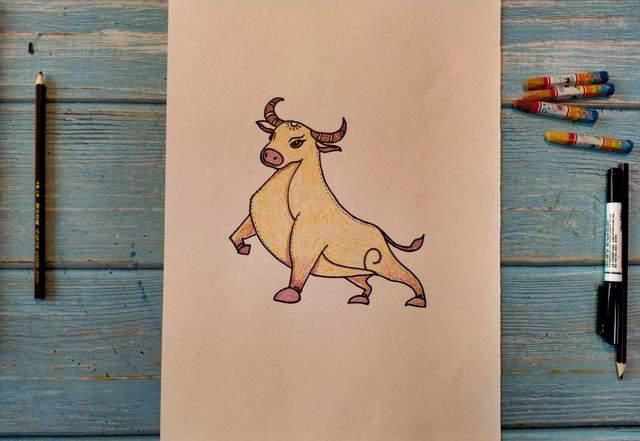  主题|牛年主题创意线描第二篇：利用牛年元素进行创作主题绘画