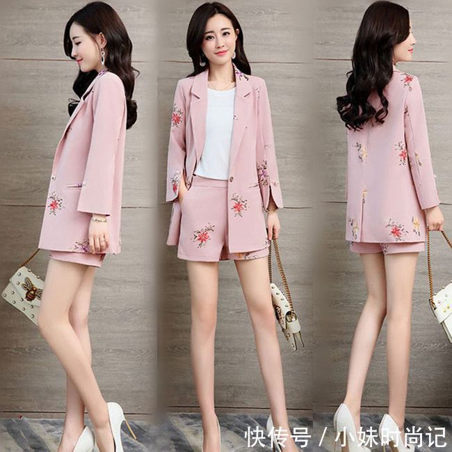 套装裙|有一种女装:叫“薄西服“,配连衣裙+高跟鞋,高贵优雅有女人味