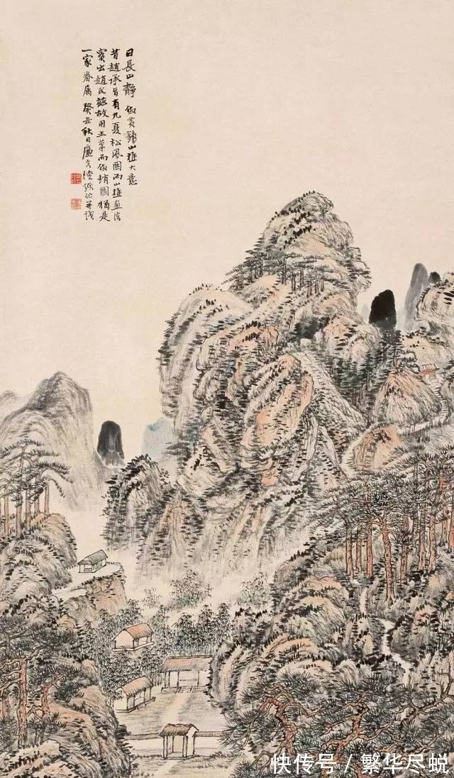 造诣#清代全能画家陆恢，作品之美，刷新你对绘画的认知！